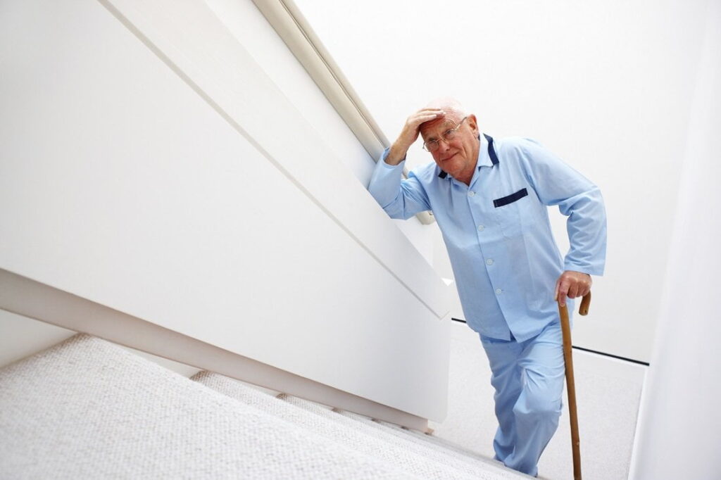 Gli anziani e le scale - un problema diffuso