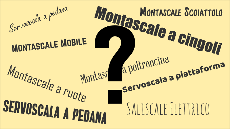 equivoci sui montascale a cingoli