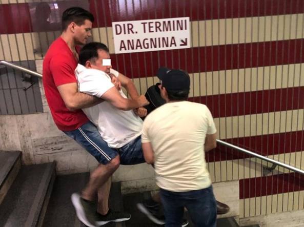 la fermata cipro della metro di roma senza montascale
