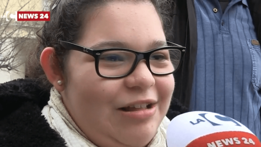 la felicità di Samuela: potrà frequentare i piani alti del liceo