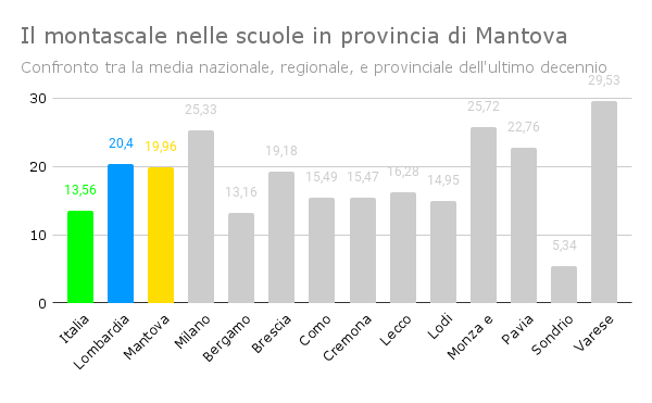 Il montascale nelle scuole in provincia di Mantova