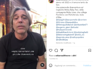la disavventura di cesareo in traghetto su sedia a rotelle
